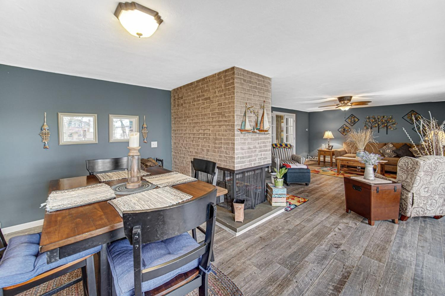 42 Ogden Road Portage, IN 46368 - Photo 32 of 40 a living room with furniture and a fireplace