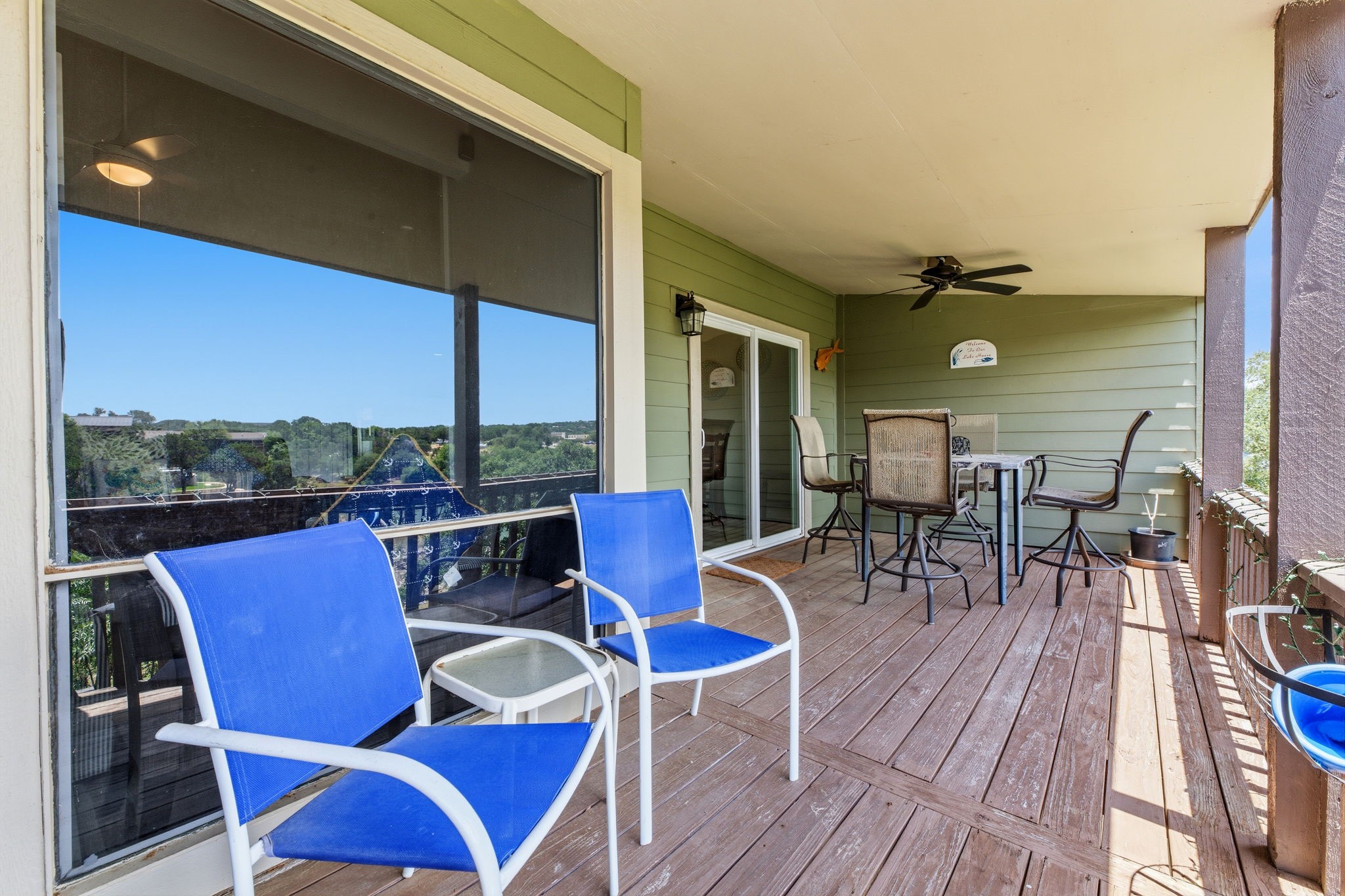 319 Venture Boulevard South Point Venture, TX 78645 - Photo 21 of 25 Enjoy amazing lake view on the main level back deck