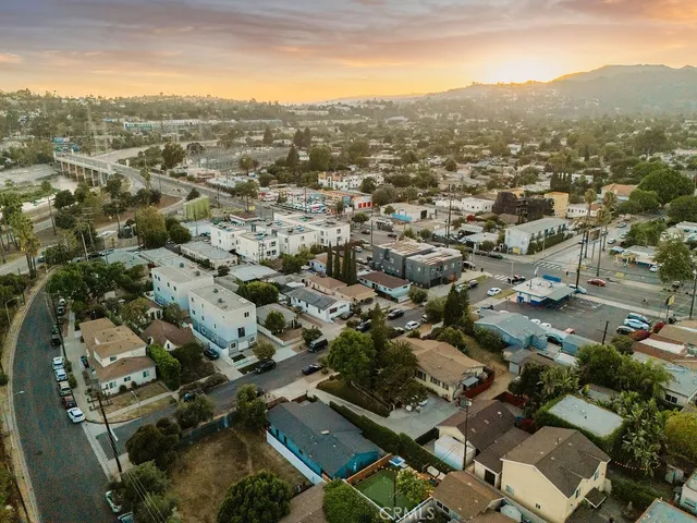 a bedroom with a bed and a walk in closet