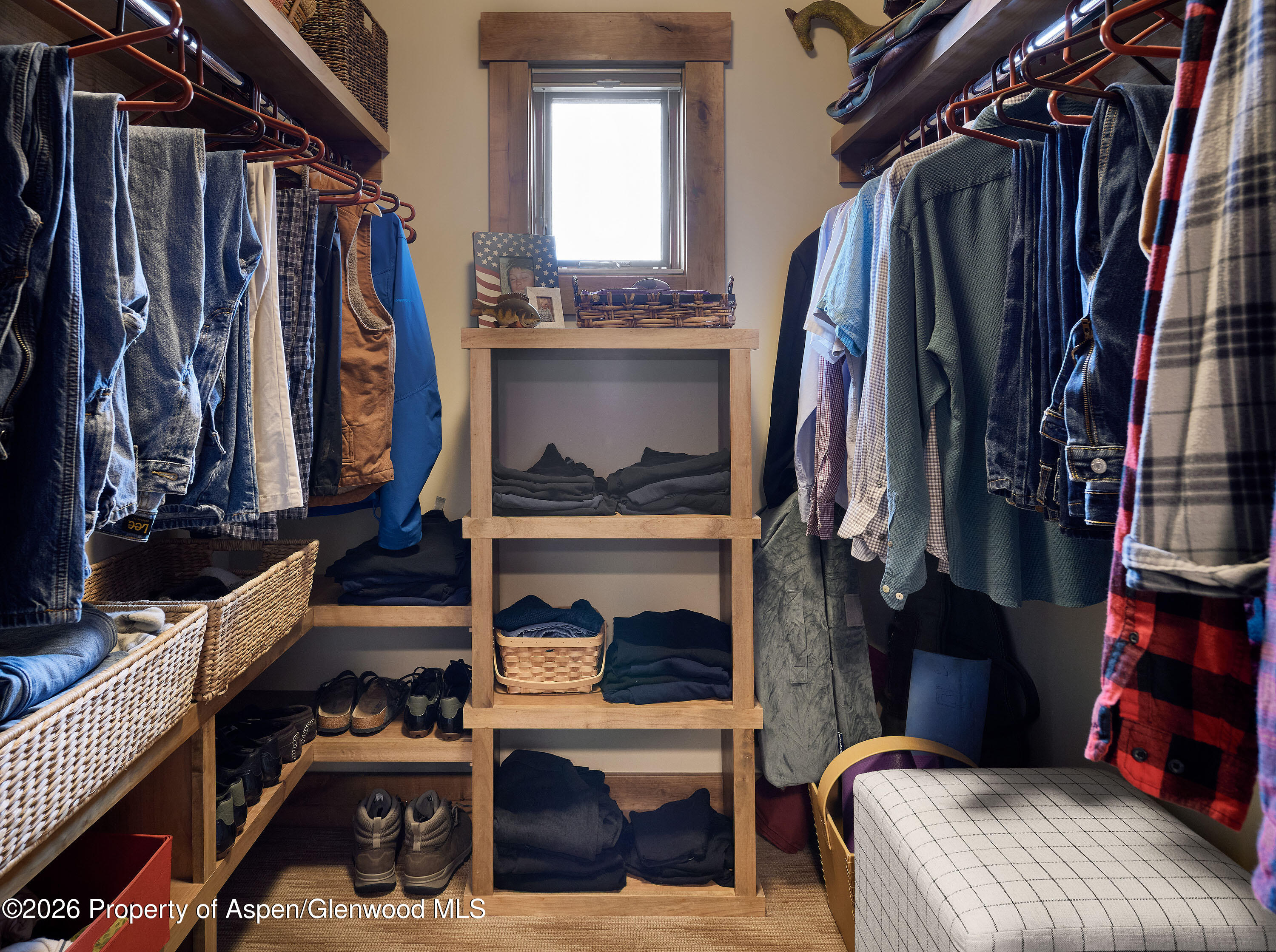 219 Overlook Ridge Basalt, CO 81621 - Photo 15 of 34 a view of walk in closet with clothes and shoes