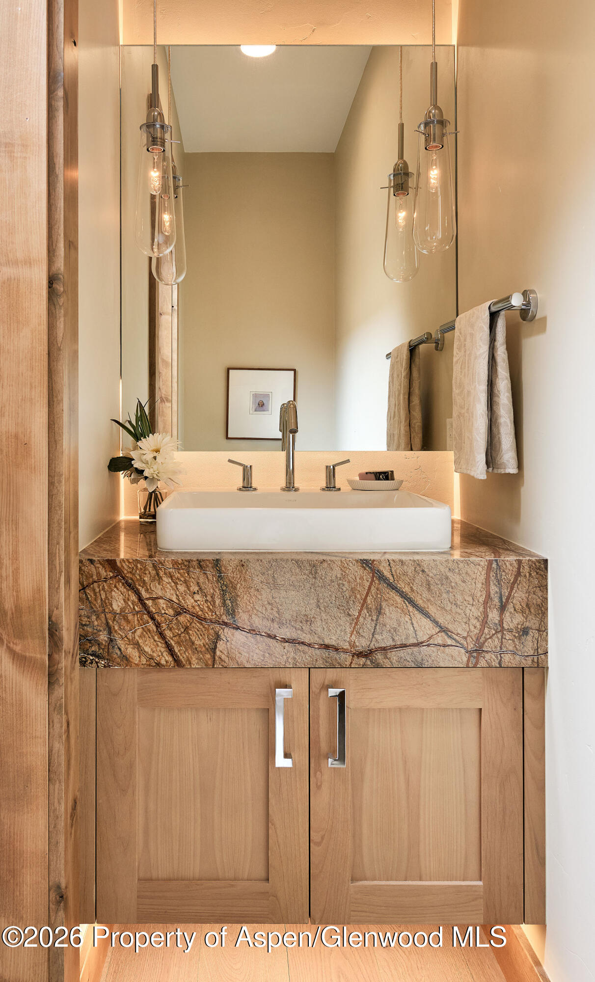 219 Overlook Ridge Basalt, CO 81621 - Photo 22 of 34 a bathroom with a tub sink and mirror