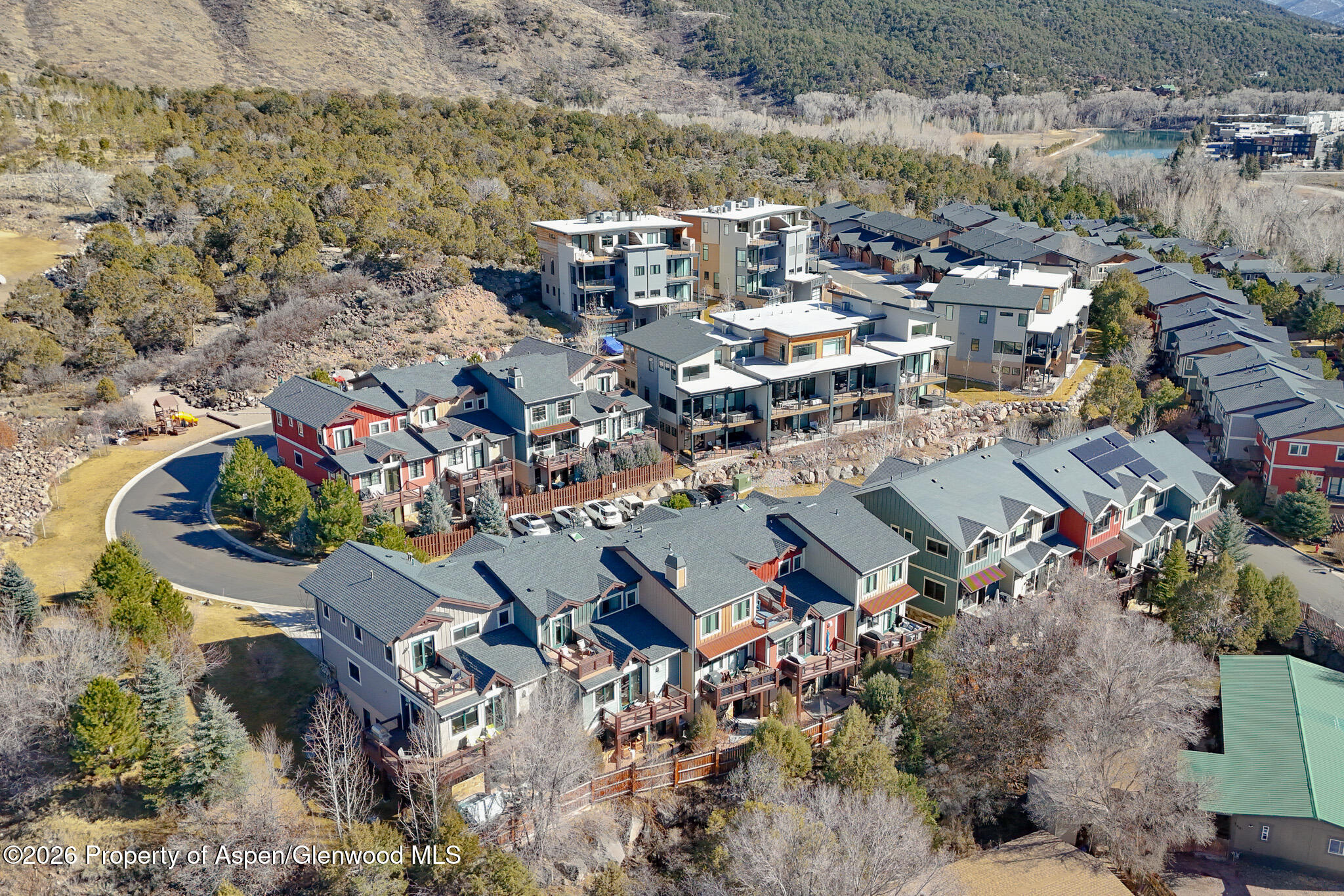 219 Overlook Ridge Basalt, CO 81621 - Photo 30 of 34 an aerial view of a city and mountain view in back