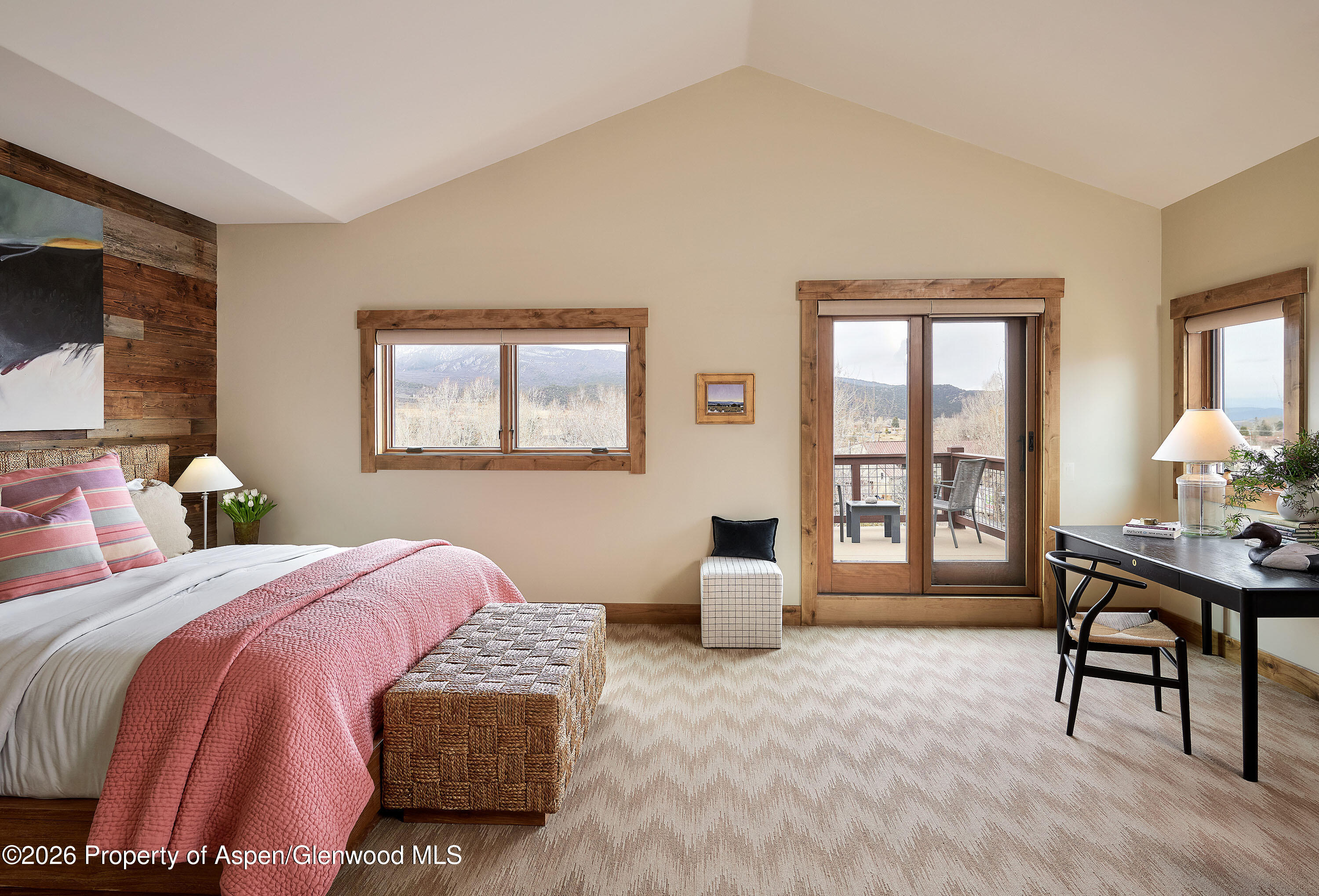 219 Overlook Ridge Basalt, CO 81621 - Photo 10 of 34 a bedroom with a bed and a large window