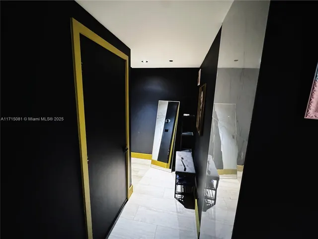 a view of hallway with stairs