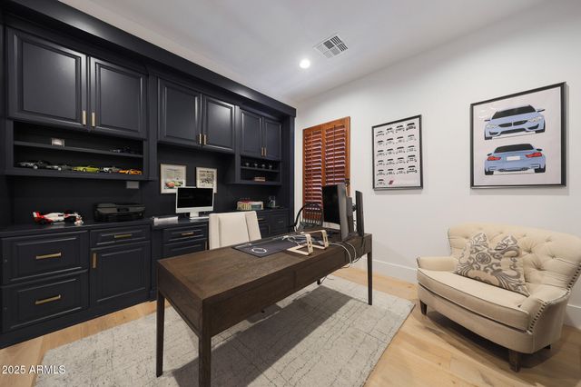 a outdoor space with patio fireplace