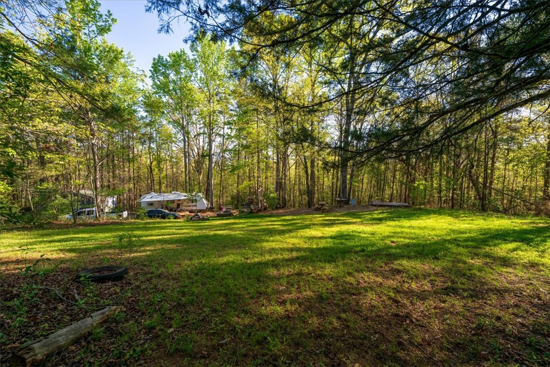 930 Nimmons Bridge Road Salem, SC 29676 - Photo 14 of 19 Expansive green yard leads to a wooded area, offering a private and serene setting.