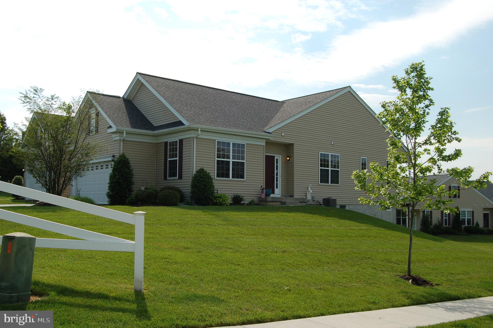 Main entrance on side of house