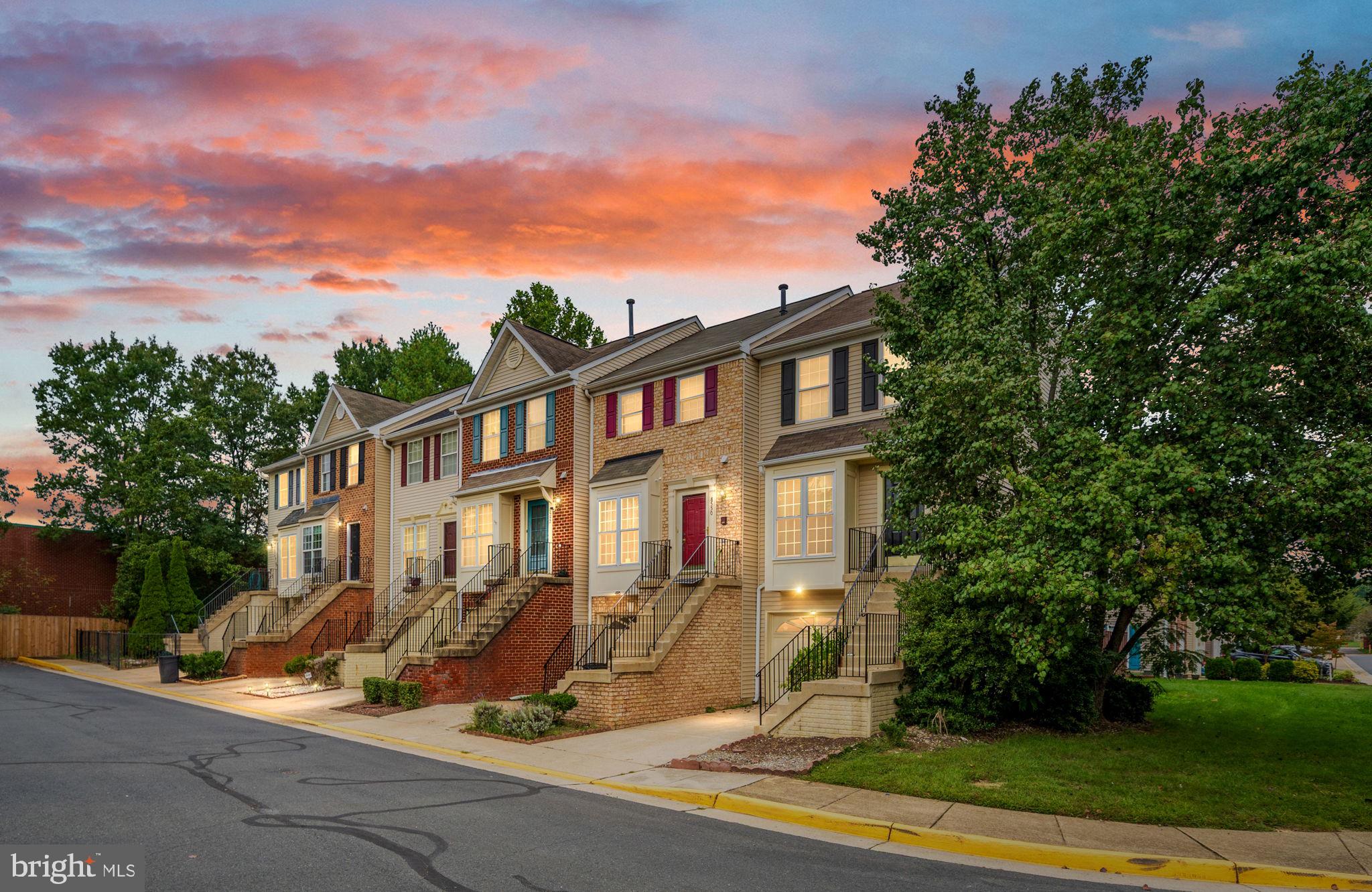 8548 Towne Manor Court Alexandria, VA 22309 - Photo 2 of 53 front view of a house with a tree
