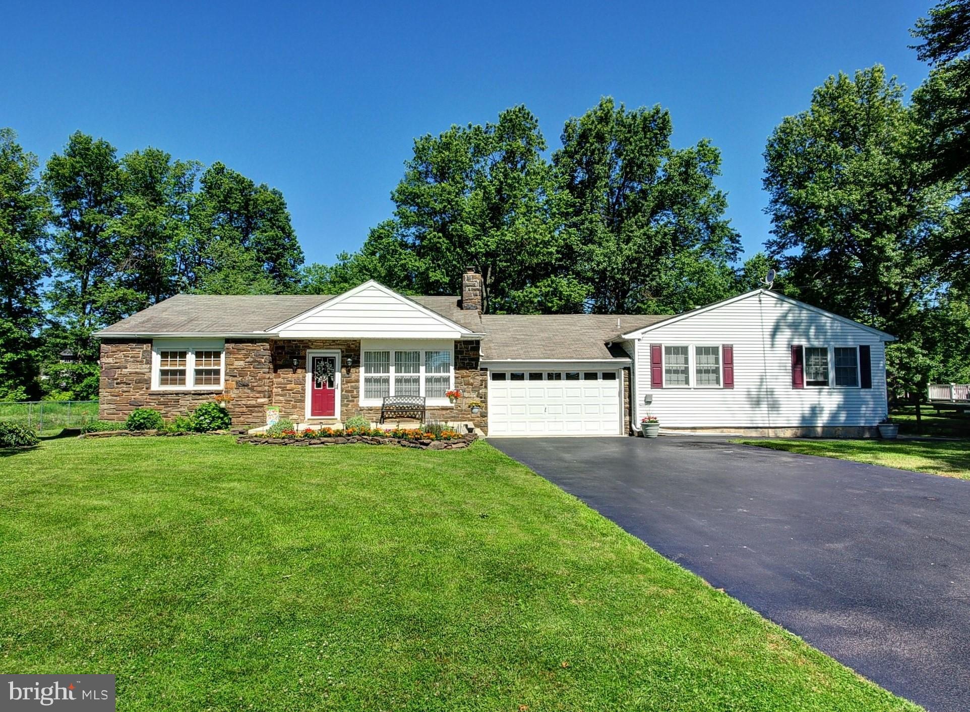 205 Stump Road North Wales, PA 19454 - Photo 1 of 28 Front view with full in-law addition in 2005