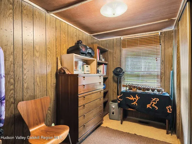 a room with storage and utility