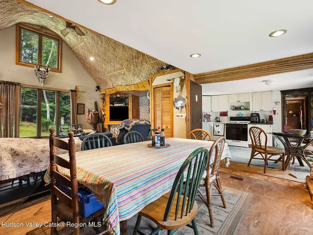 a outdoor space with furniture