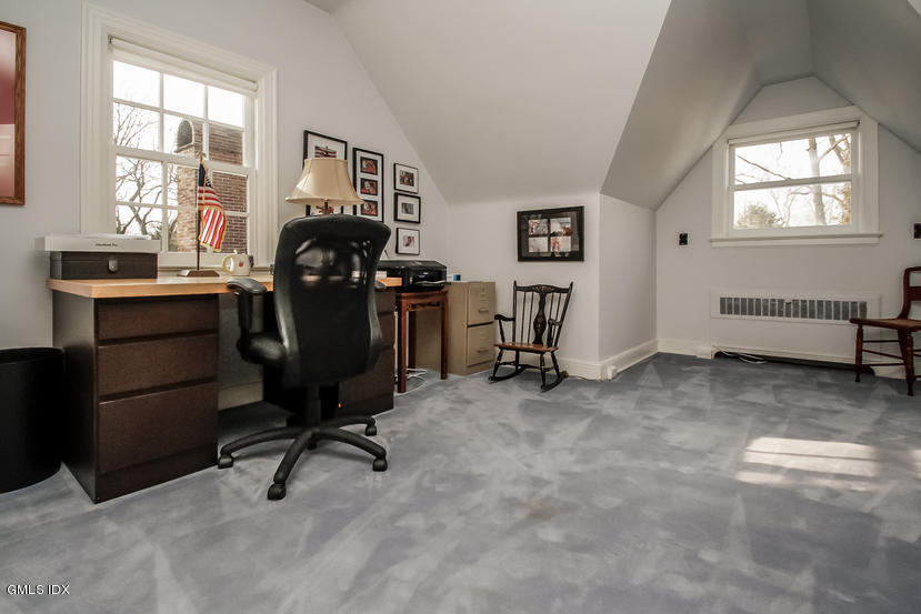 35 Willow Road Riverside, CT 06878 - Photo 29 of 35 a view of a workspace with furniture and a window