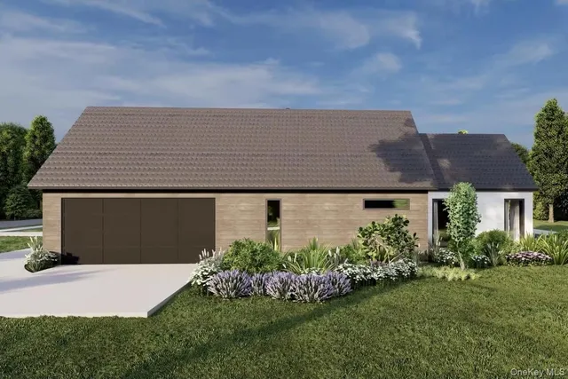 front view of house with a yard