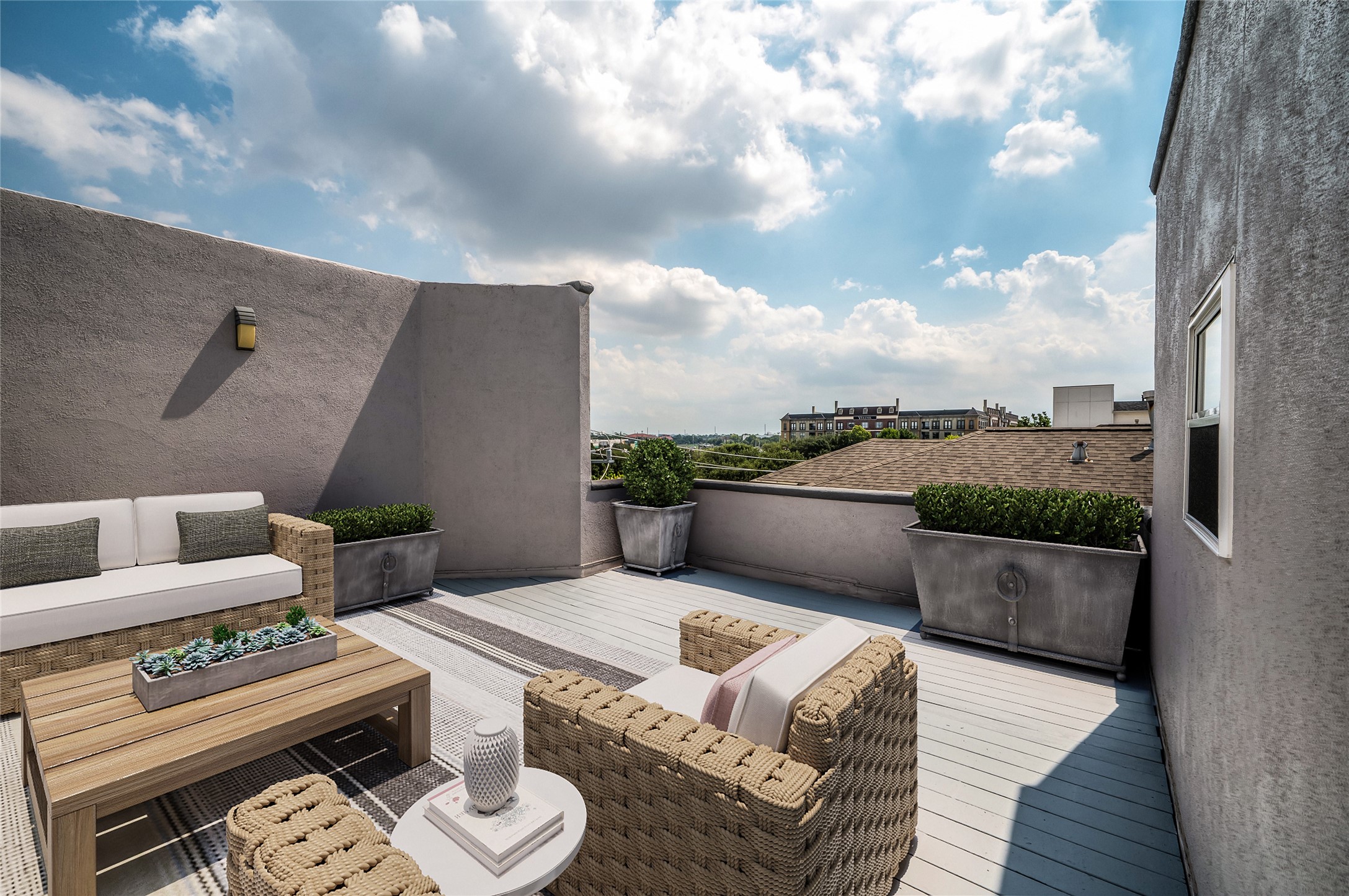 2310 Camden Drive Houston, TX 77021 - Photo 38 of 39 a terrace of a house with outdoor seating