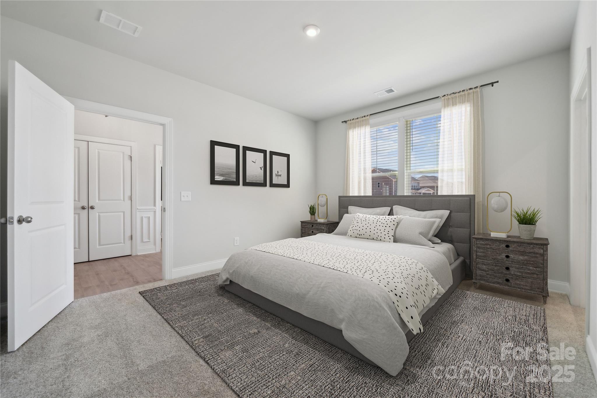 204 Balboa Street Matthews, NC 28104 - Photo 12 of 33 a bedroom with a bed and a window