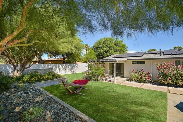 a view of a house with patio