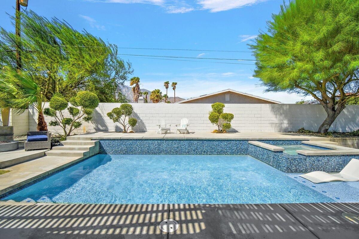 3005 North Chuperosa Road Palm Springs, CA 92262 - Photo 5 of 34 a view of swimming pool with outdoor seating