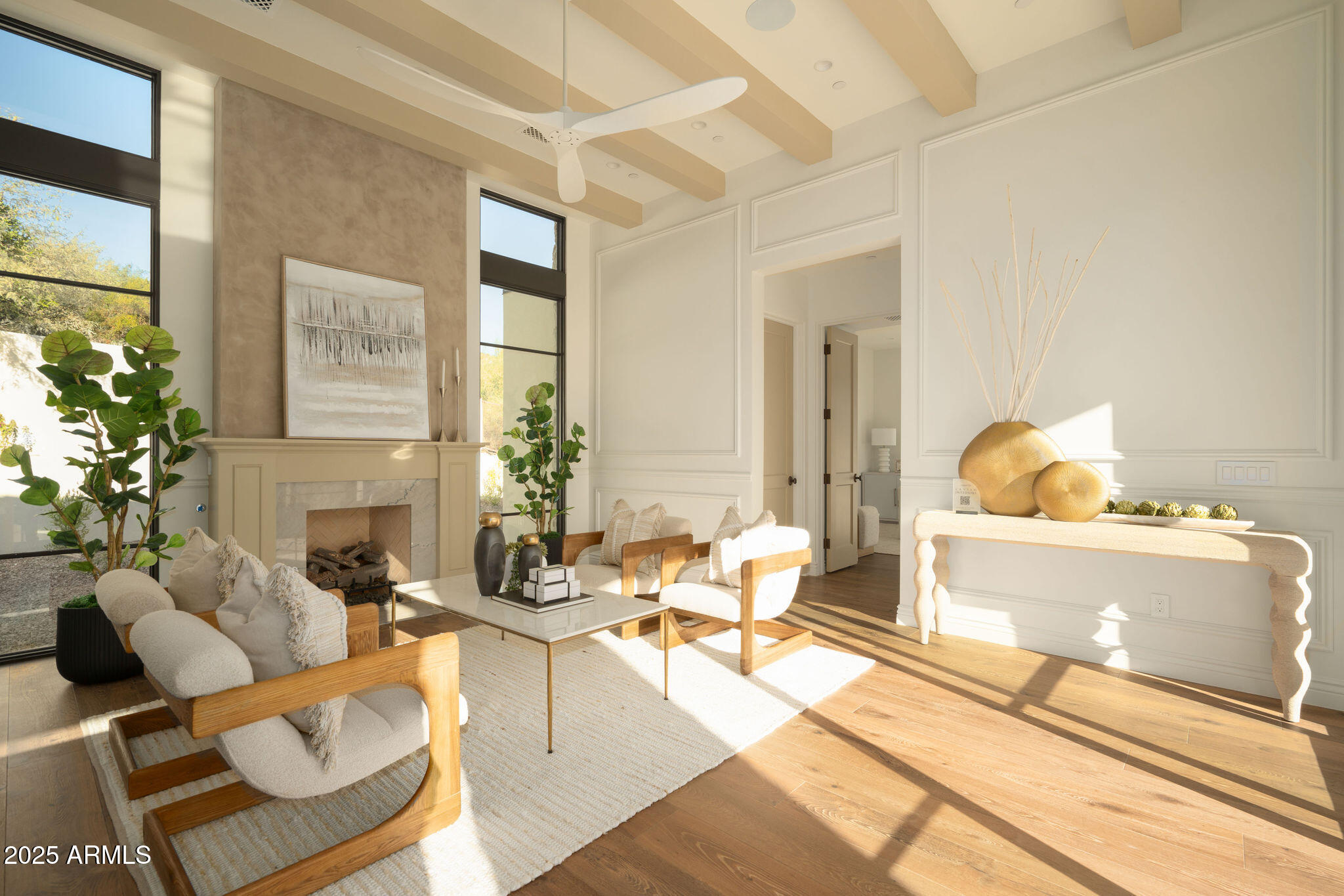 5902 East Cactus Wren Road Paradise Valley, AZ 85253 - Photo 55 of 72 a living room with furniture and flowers