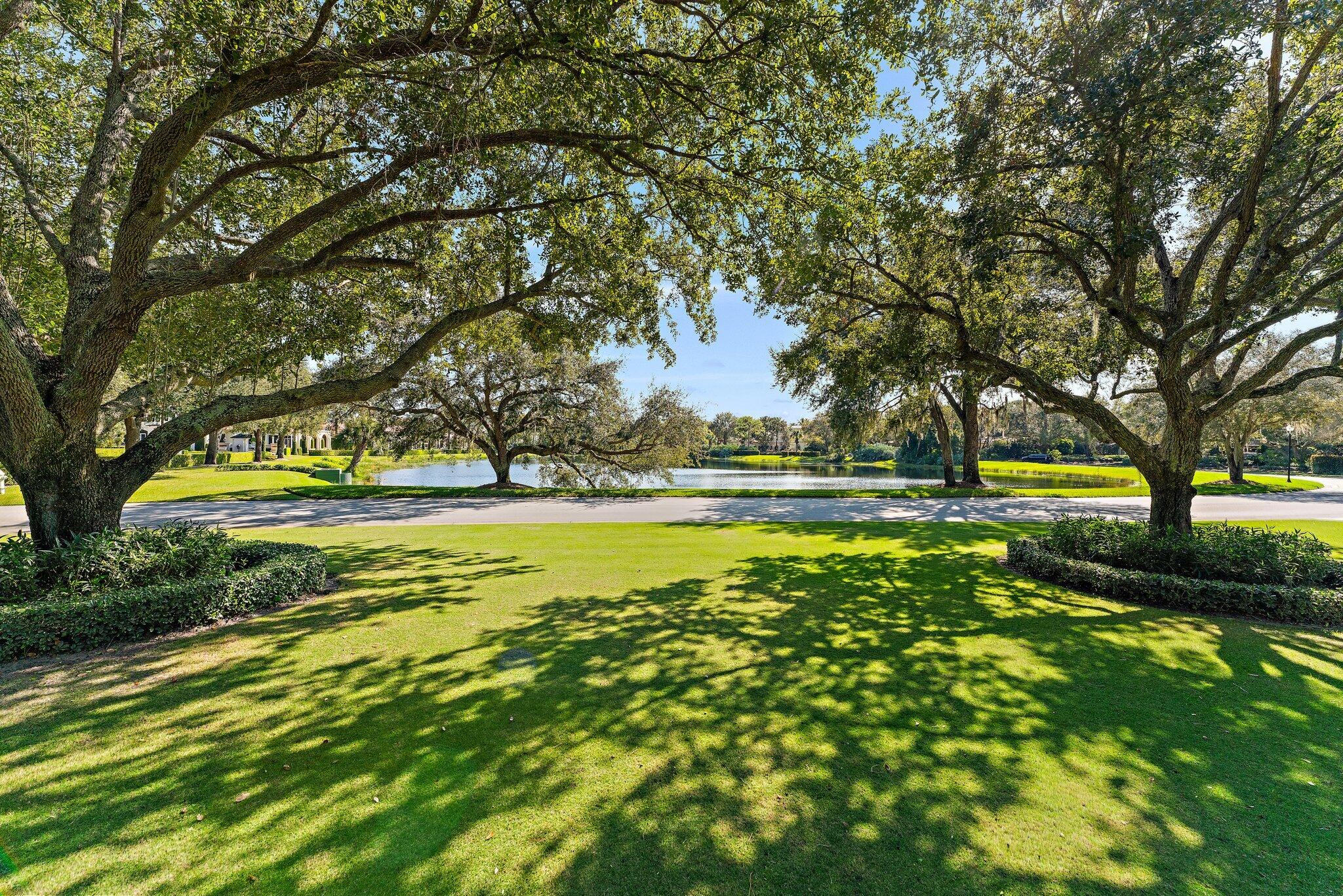 146 Bears Club Drive Jupiter, FL 33477 - Photo 93 of 115 View to Lake from Front Yard