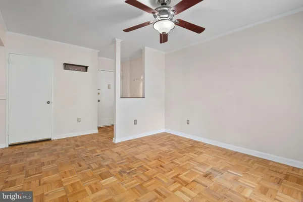 a view of an empty room