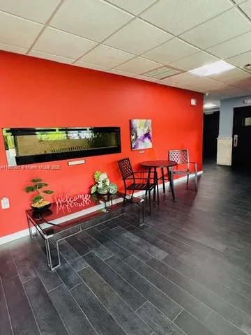 a view of a window in an empty room