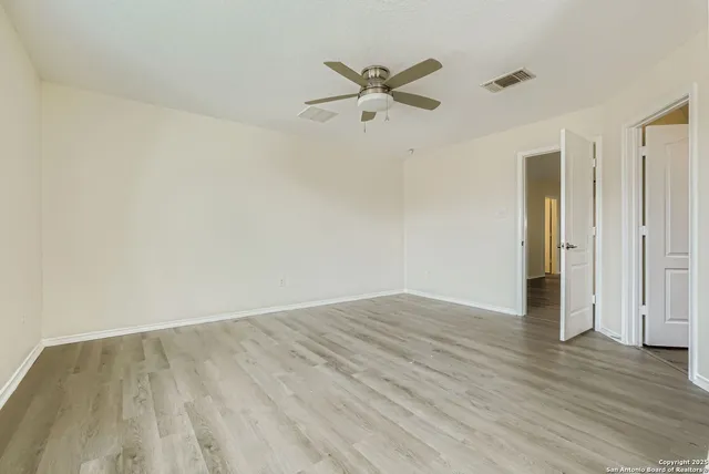 wooden floor in an empty room