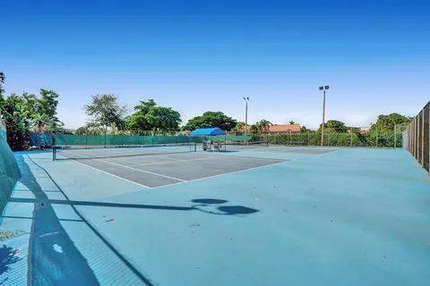 a view of a tennis court