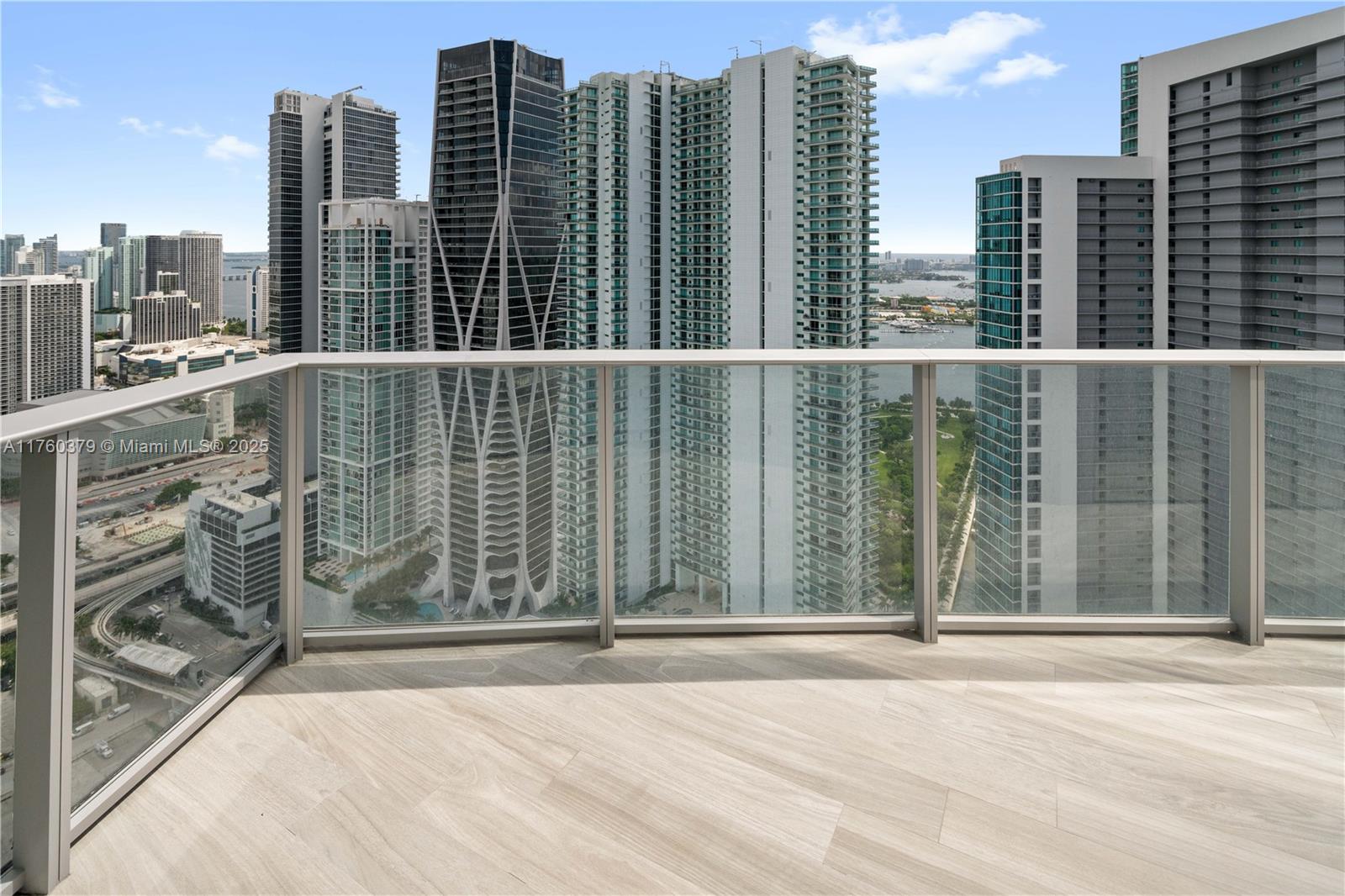 851 Northeast 1st Avenue, Unit 4203 Miami, FL 33132 - Photo 29 of 34 a view of balcony with city view