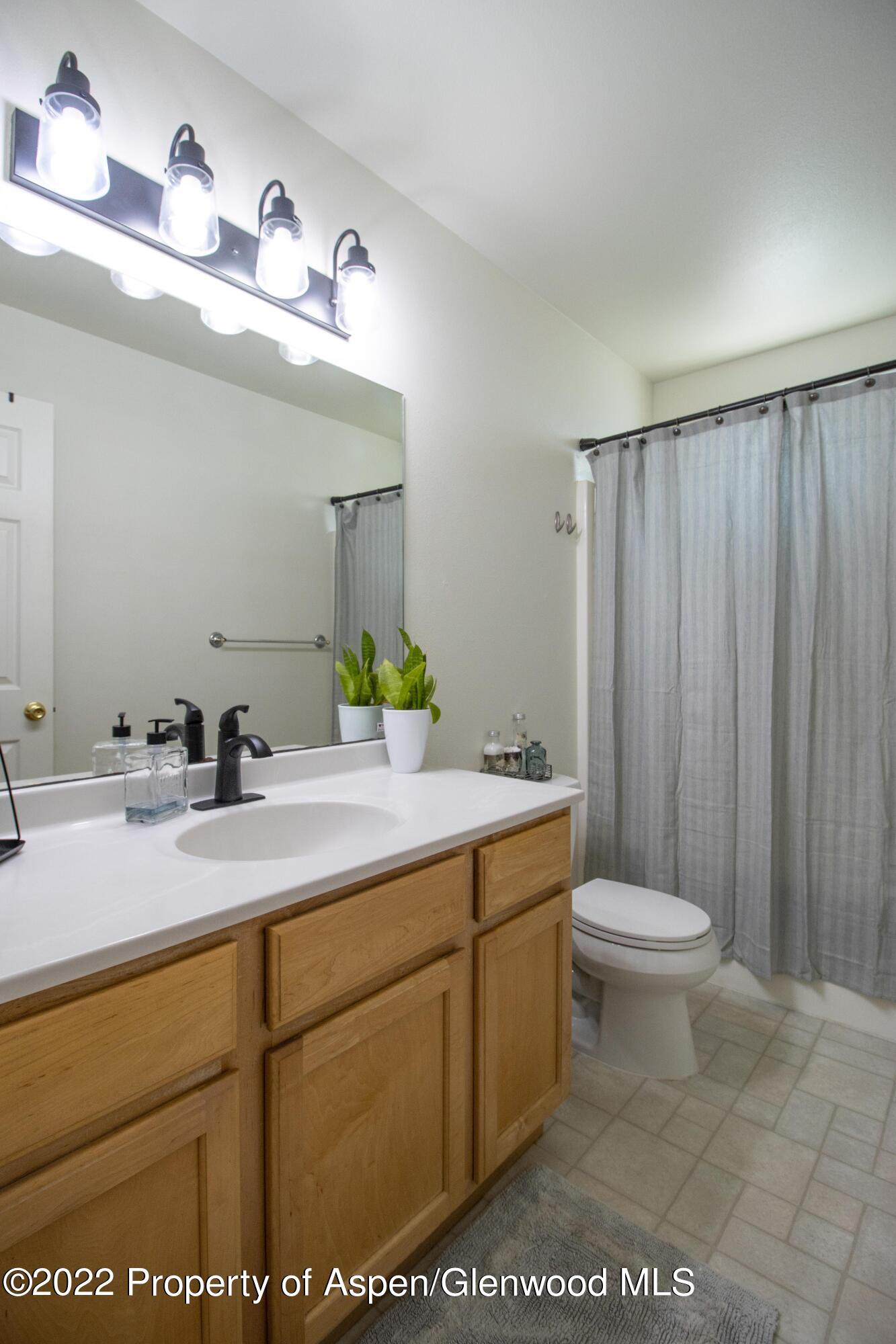 1575 Balsam Court Rifle, CO 81650 - Photo 11 of 14 a bathroom with a sink a toilet and mirror