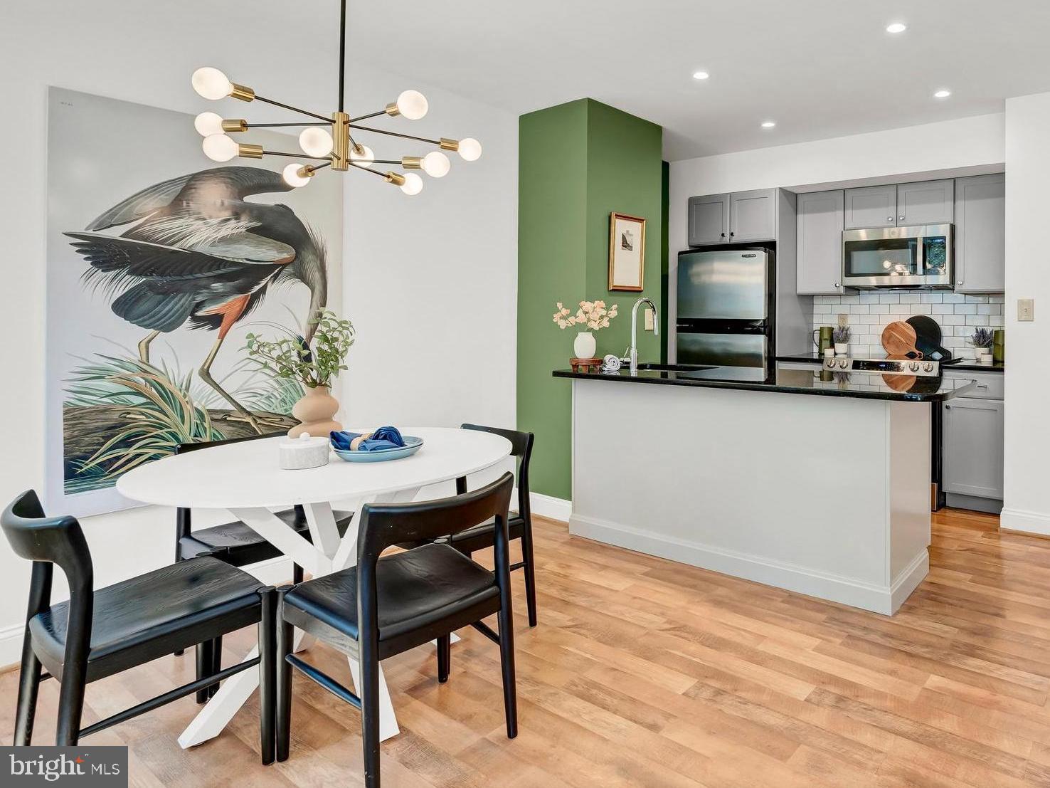 2440 16th Street Northwest, Unit 312 Washington, DC 20009 - Photo 11 of 27 Dining Area and Kitchen