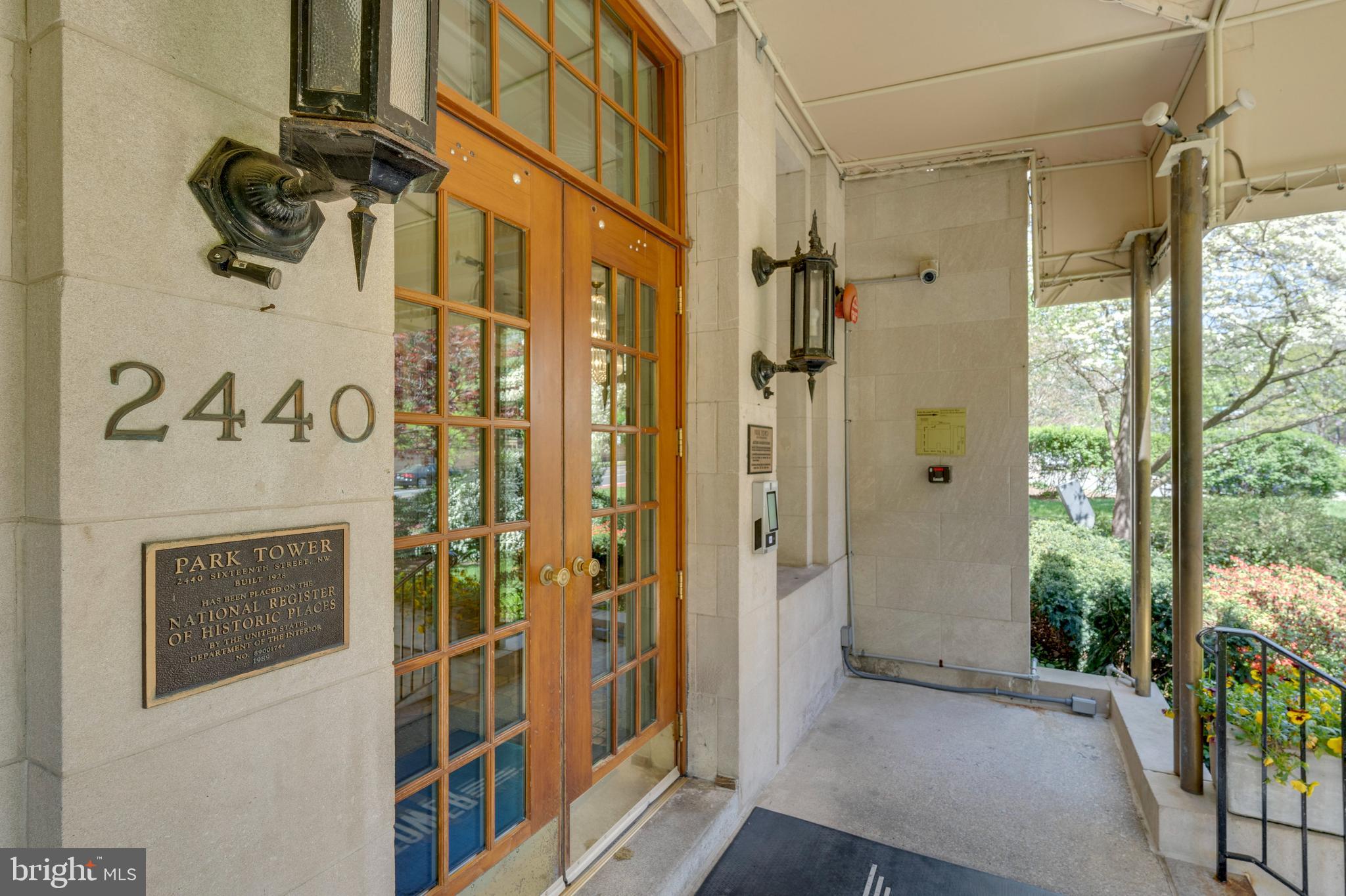2440 16th Street Northwest, Unit 312 Washington, DC 20009 - Photo 3 of 27 Beautiful Building Entry with Keypad