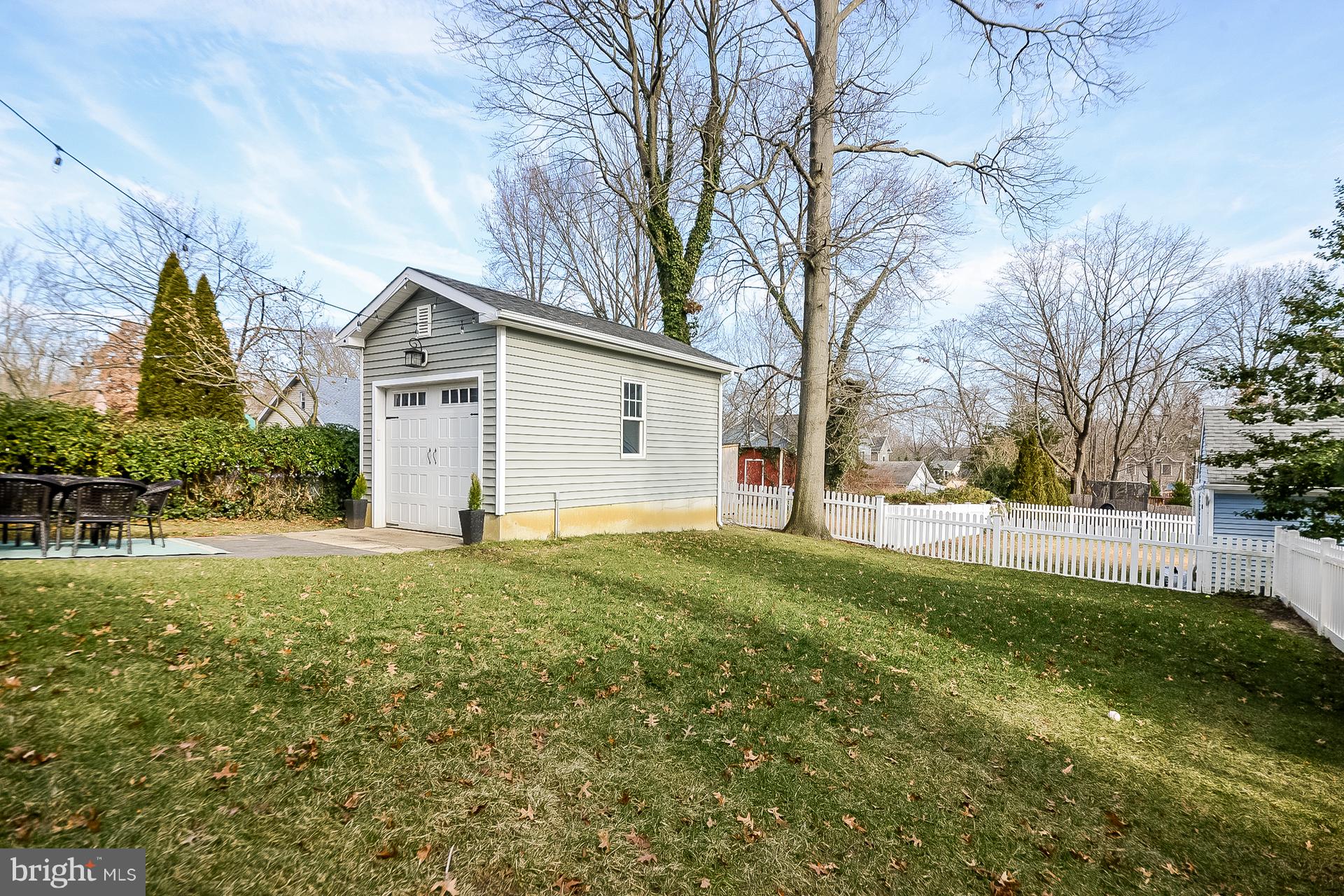 311 Walnut Street Haddonfield, NJ 08033 - Photo 25 of 27 Backyard and detached one car garage