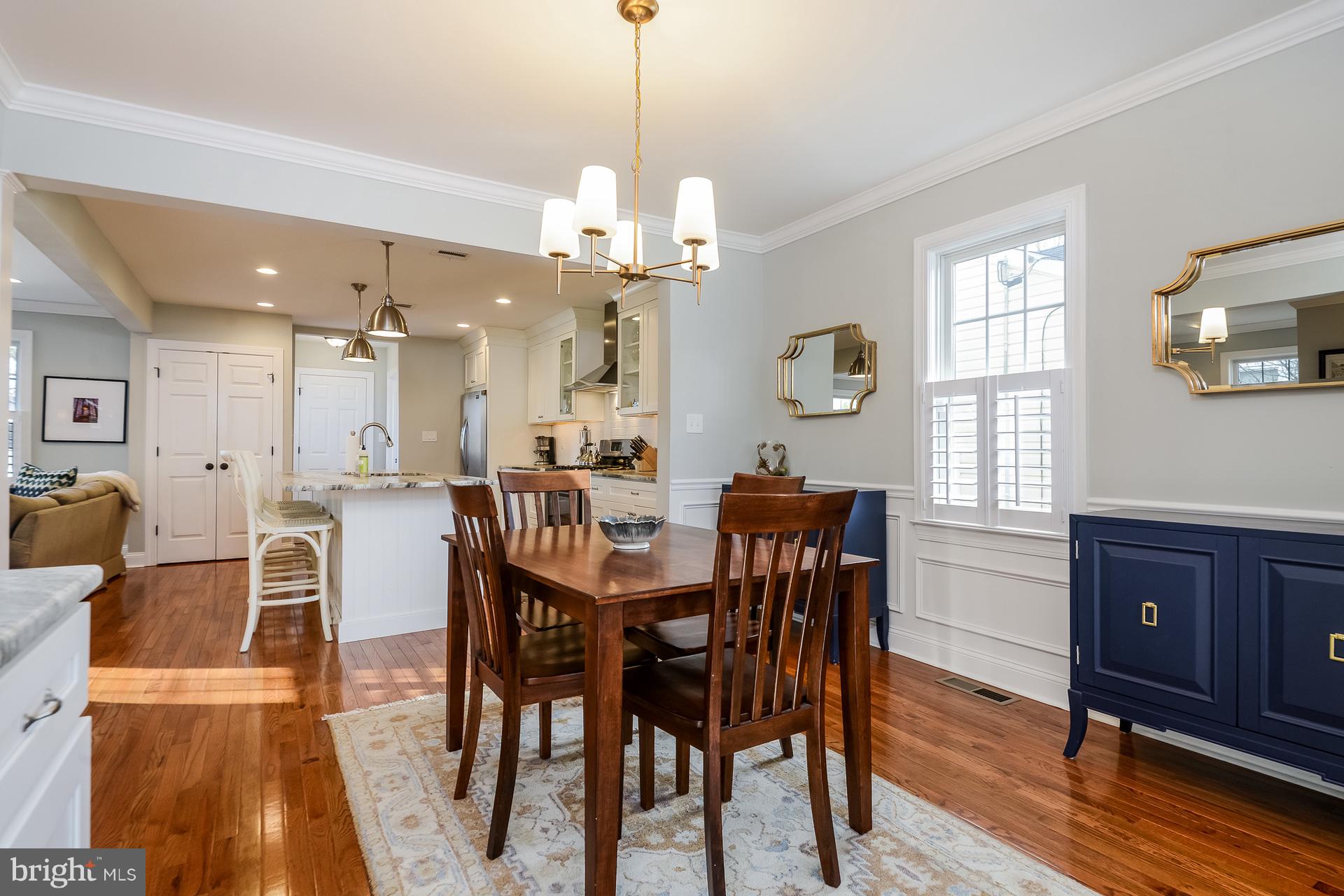 Dining Room with built -in buffet/dry bar