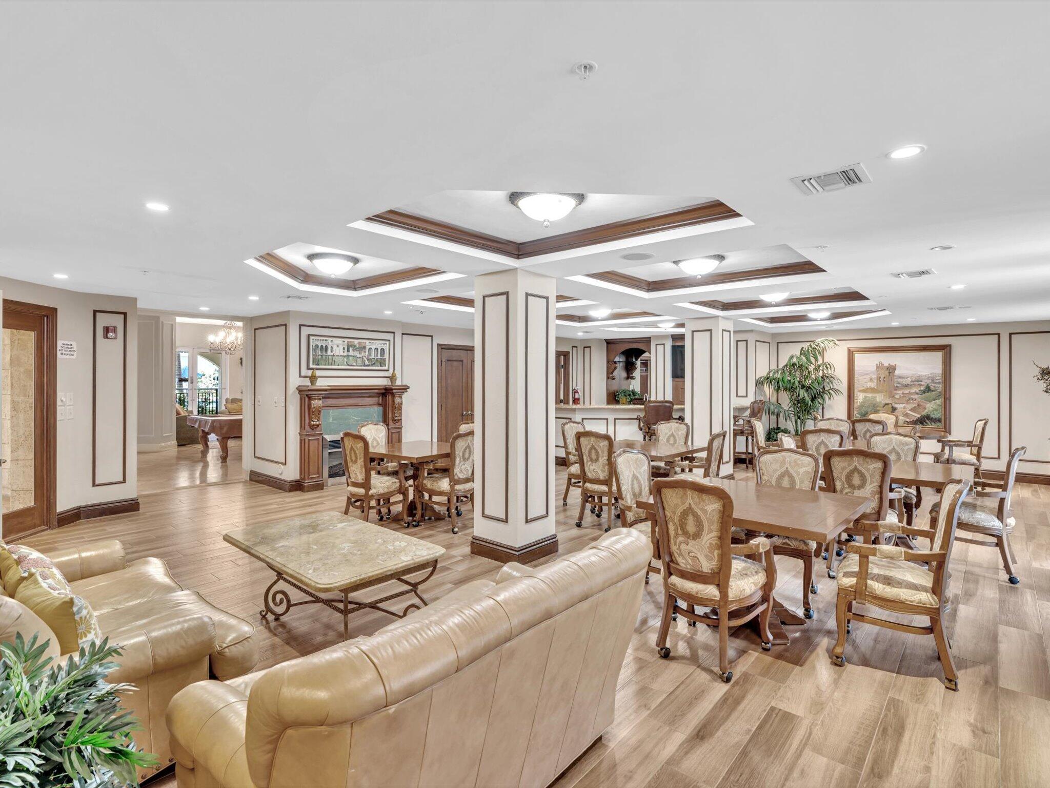 4303 Renaissance Way, Unit 303 Boynton Beach, FL 33426 - Photo 55 of 74 a view of a dining room with furniture window and outside view