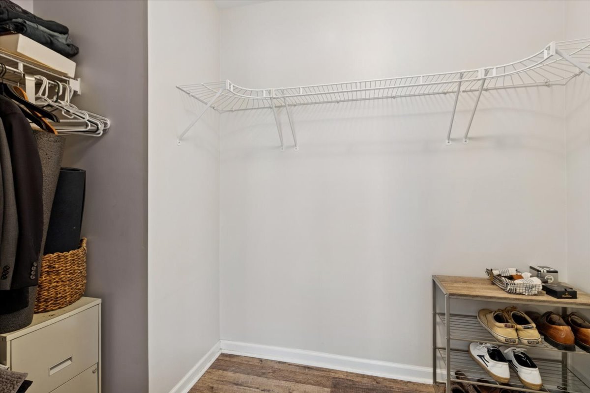 60 Wingate Drive, Unit 60 Oswego, IL 60543 - Photo 12 of 23 a view of a storage and utility room with racks on the wall