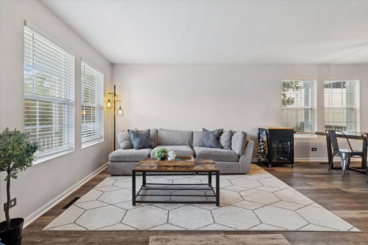 60 Wingate Drive, Unit 60 Oswego, IL 60543 - Photo 20 of 23 a living room with furniture and a potted plant
