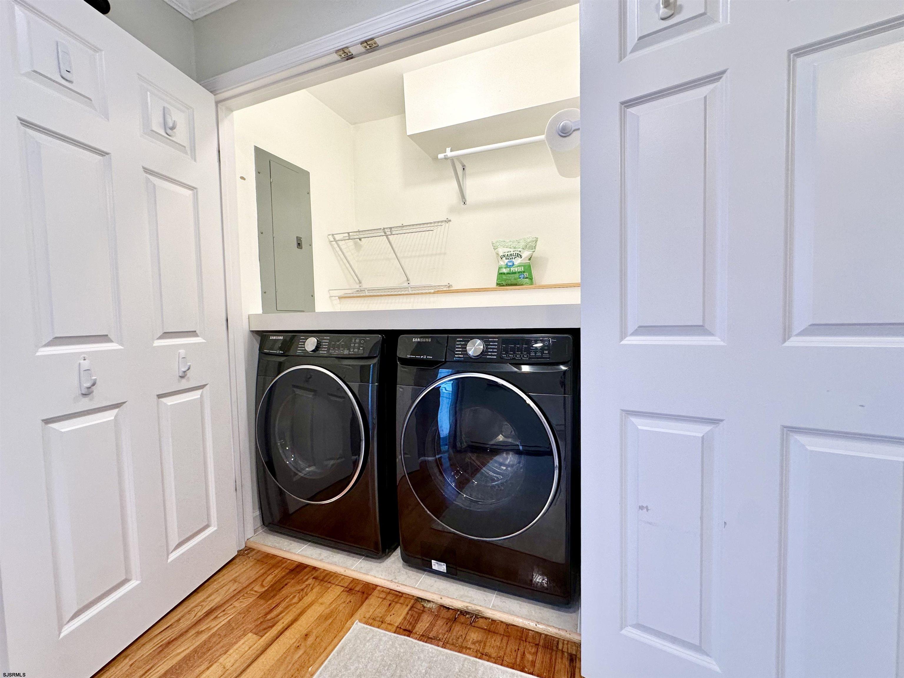 12 Explorer Road Brigantine, NJ 08203 - Photo 19 of 44 a utility room with sink dryer and washer