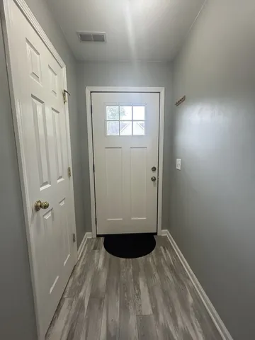 a view of wooden floor