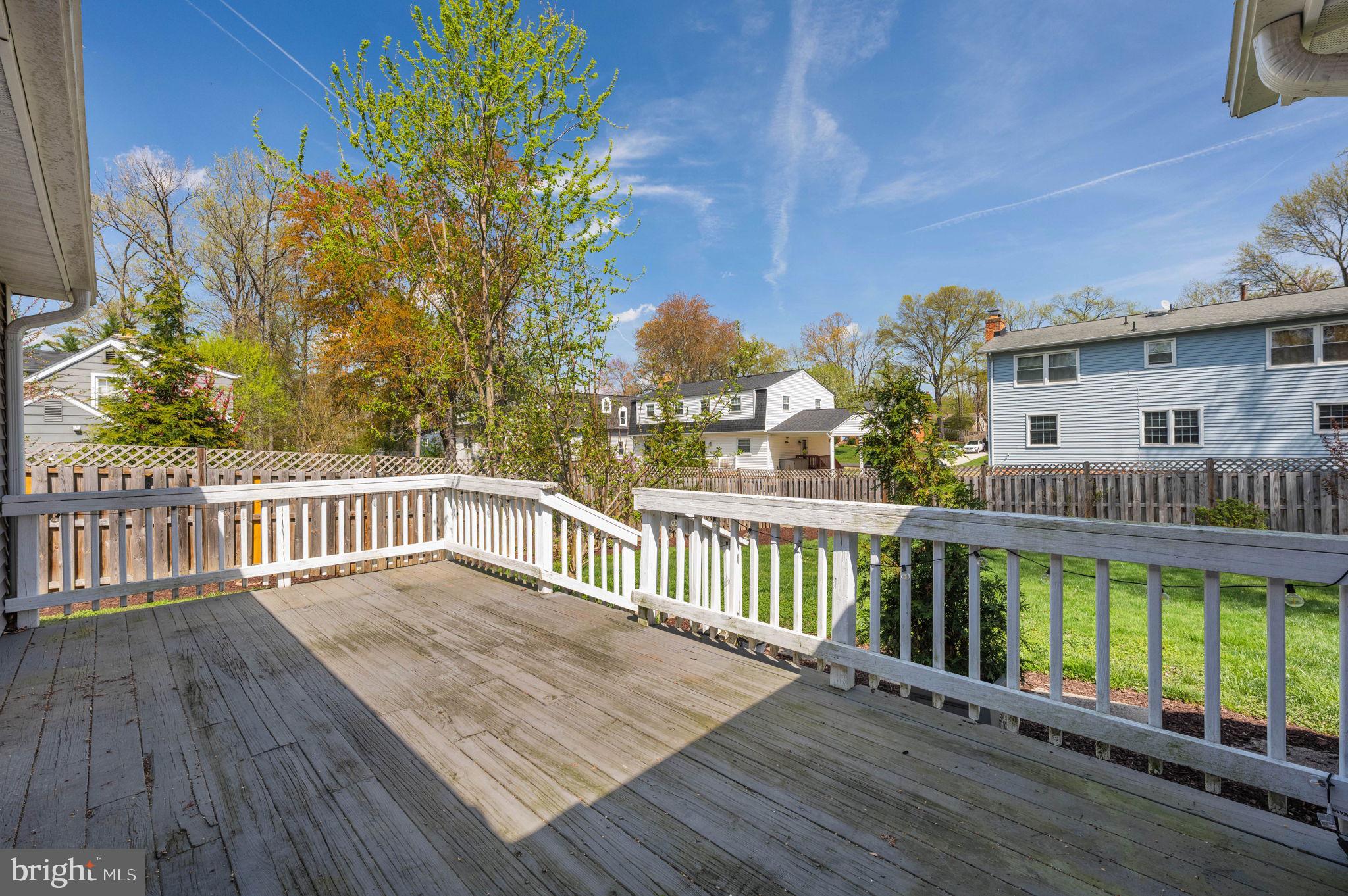 8635 Old Mt Vernon Road Alexandria, VA 22309 - Photo 35 of 47 Sunny deck with lush greenery views.