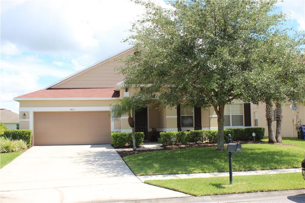 3421 Perching Road St. Cloud, FL 34772 - Photo 1 of 1 a front view of house with yard