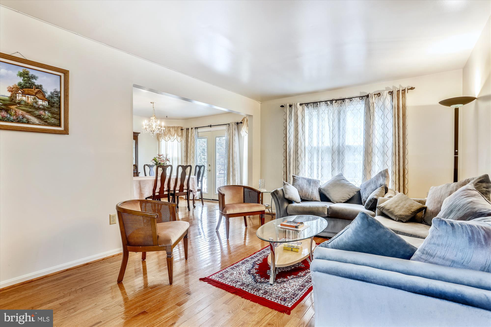 2943 Gracefield Road Silver Spring, MD 20904 - Photo 12 of 60 Large Living Room opens to Dining Room