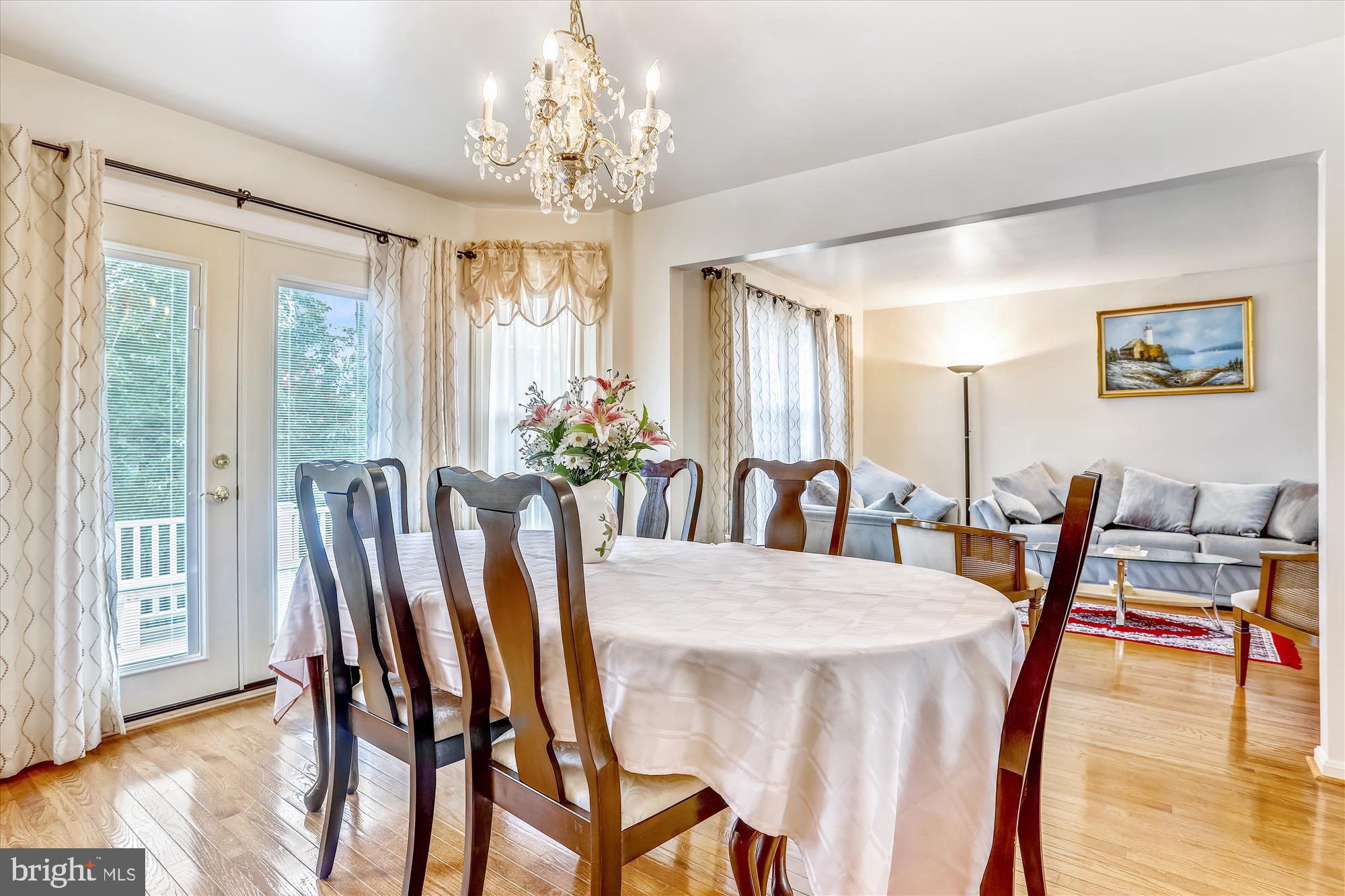2943 Gracefield Road Silver Spring, MD 20904 - Photo 10 of 60 Dining Room with updated French doors to deck