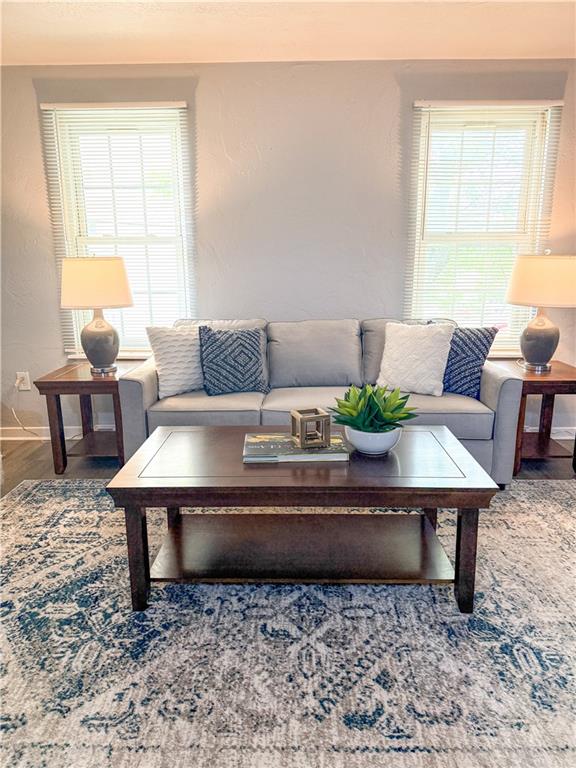 722 Mercer Street Pittsburgh, PA 15219 - Photo 9 of 41 a living room with furniture and a potted plant