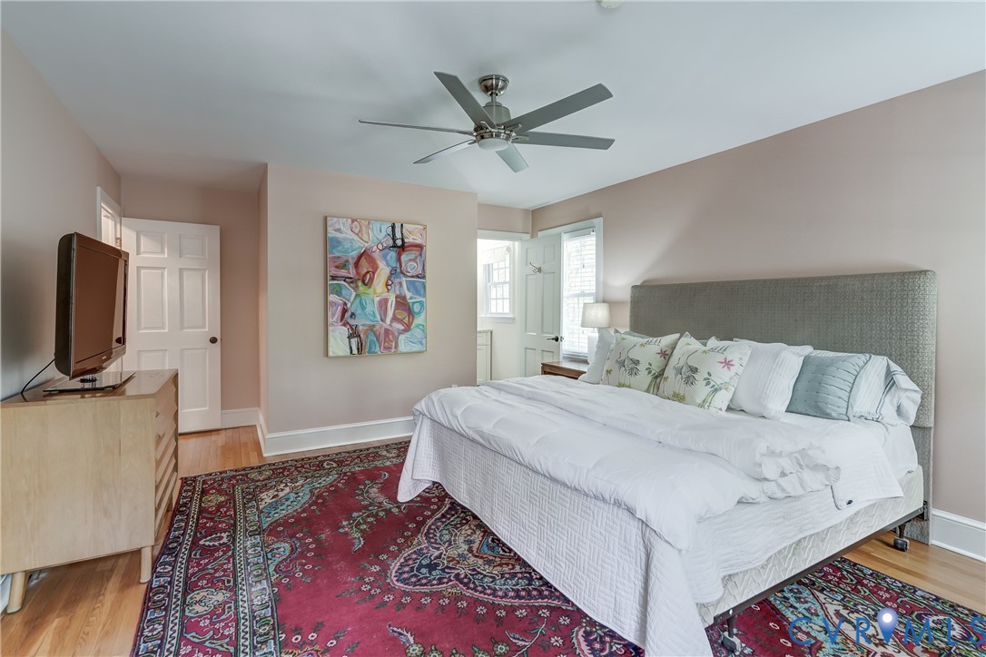 4287 Cheyenne Road Richmond, VA 23235 - Photo 49 of 60 a bed room with a bed and a flat screen tv