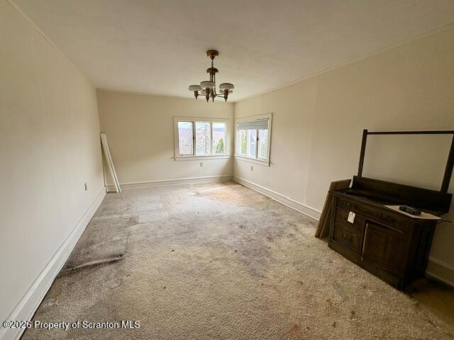 706 Delaware Street Forest City, PA 18421 - Photo 19 of 33 a view of a room with front door and windows