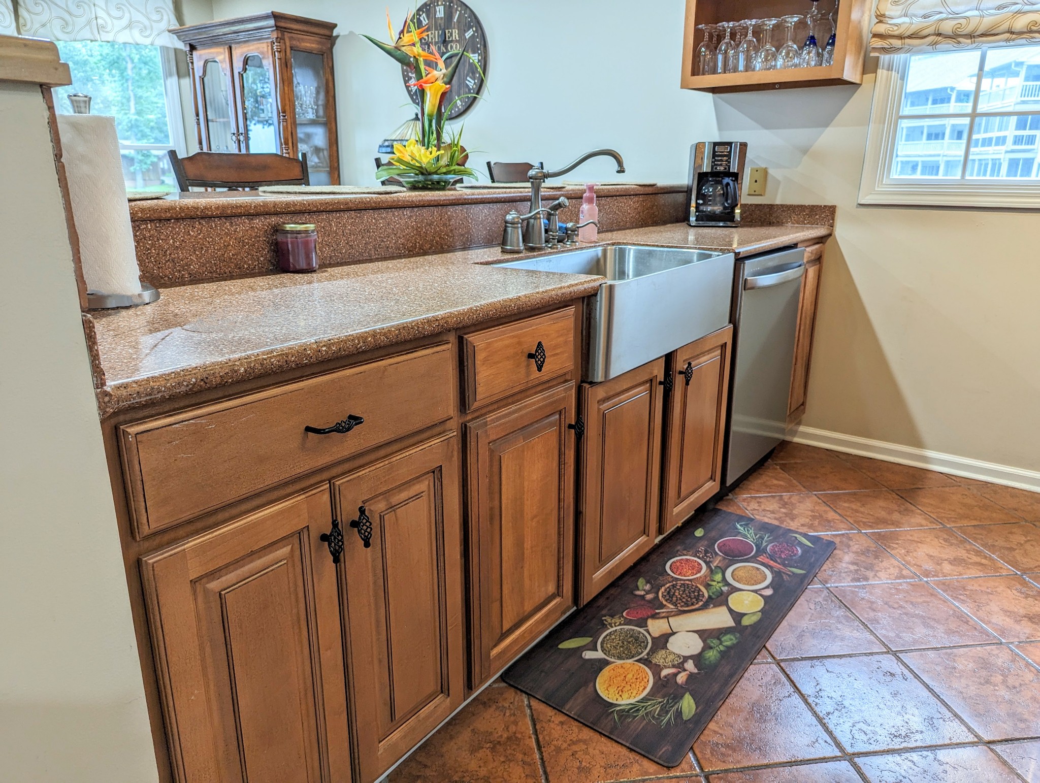 226 Pleasant Place, Unit B2 Springville, TN 38256 - Photo 18 of 43 a kitchen with stainless steel appliances granite countertop a sink stove and cabinets