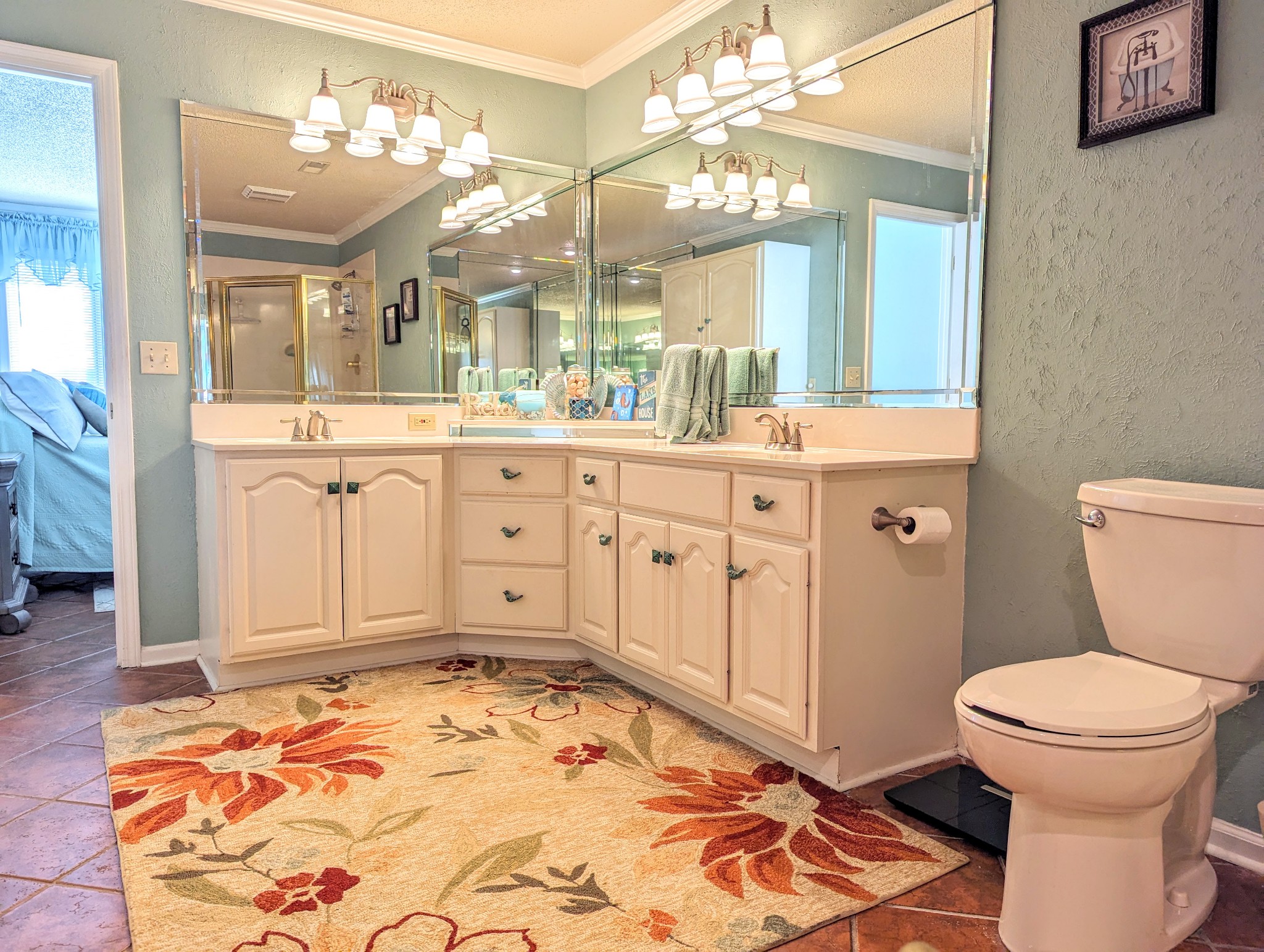 226 Pleasant Place, Unit B2 Springville, TN 38256 - Photo 8 of 43 a bathroom with a sink a toilet and a mirror