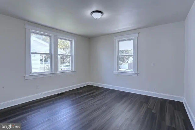 wooden floor in an empty room