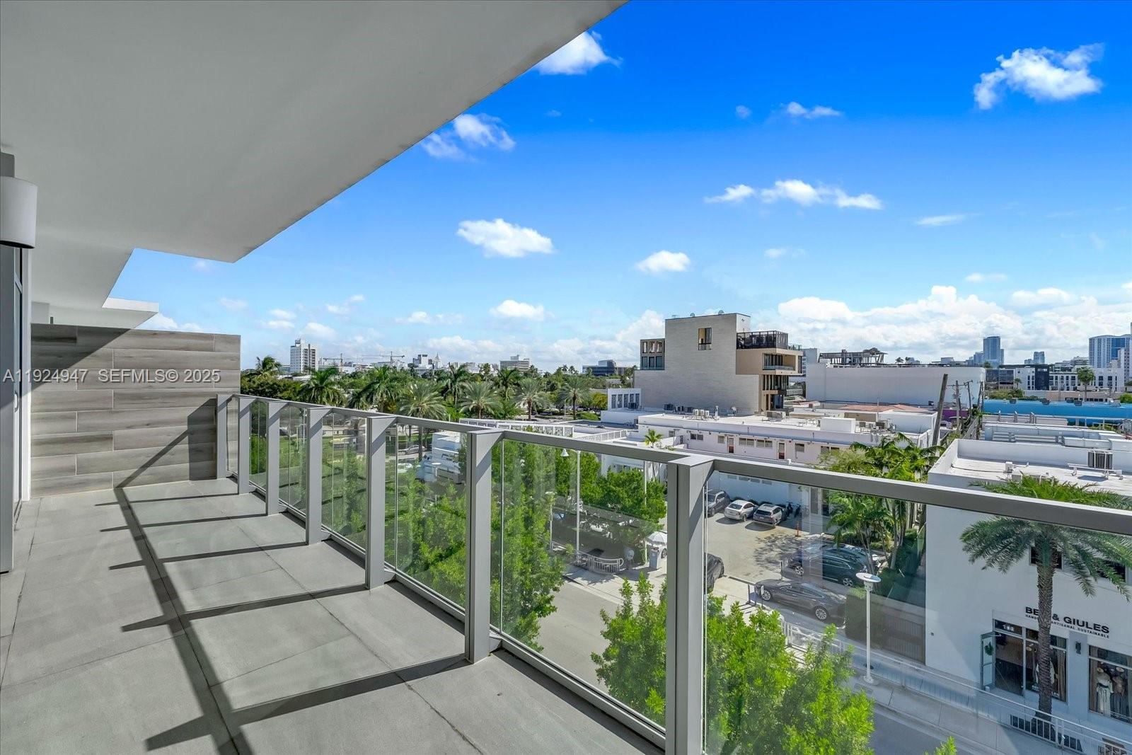 1201 20th Street, Unit PH07 Miami Beach, FL 33139 - Photo 16 of 30 a view of a balcony with city view