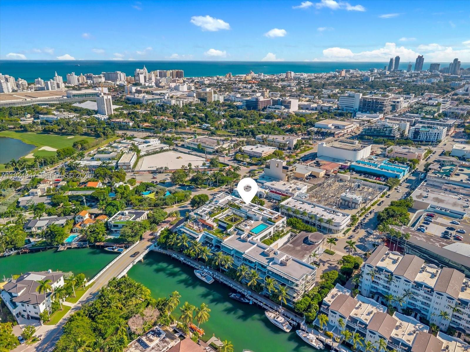 1201 20th Street, Unit PH07 Miami Beach, FL 33139 - Photo 23 of 30 an aerial view of residential houses with outdoor space and swimming pool